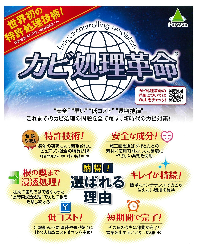 カビ処理革命